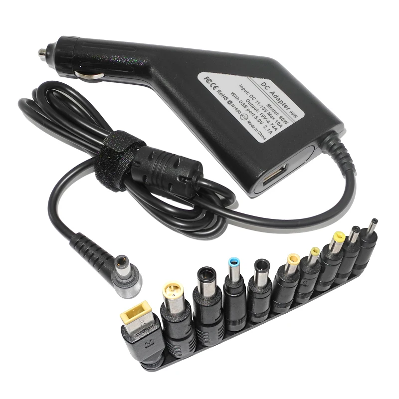 19V 4.74A 20V 4.5A 19.5V 4.62A 90W Laptop Universal Car Charger Dc Power Adapter for Asus Lenovo Acer Samsung Notebooks
19V 4.74A 20V 4.5A 19.5V 4.62A 90W Laptop Universal Car Charger Dc Power Adapter for Asus Lenovo Acer Samsung Notebooks
