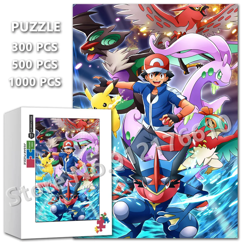 Pokemon Anime Cartoon 300/500/1000 Pieces Jigsaw Puzzle Pikachu Nursery Kids Toys Education Decompression Puzzle Christmas Gifts
Pokemon Anime Cartoon 300/500/1000 Pieces Jigsaw Puzzle Pikachu Nursery Kids Toys Education Decompression Puzzle Christmas Gifts