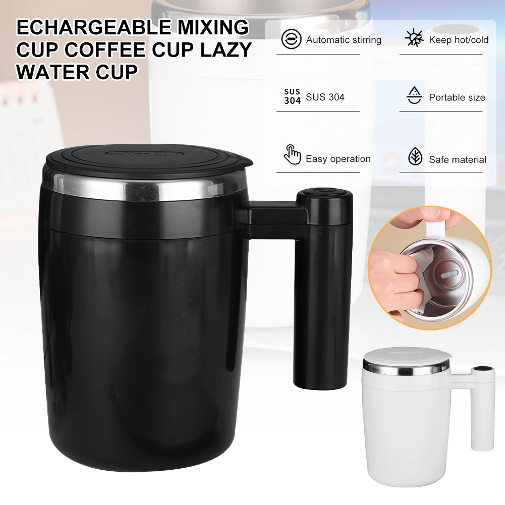 Magnetic Self Stirring Coffee Mug Stainless Steel Coffee Cup Automaic Mixing Rechargeable Mixer for Coffee Milk Hot Chocolate
Magnetic Self Stirring Coffee Mug Stainless Steel Coffee Cup Automaic Mixing Rechargeable Mixer for Coffee Milk Hot Chocolate