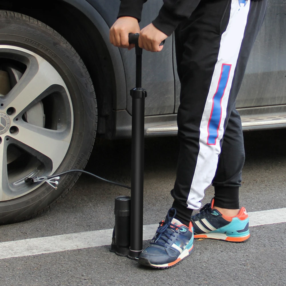 Portable Bike Air Floor Pump High Pressure Cycling Ball Bicycle Tire Hand Inflator Pump for Schrader/Presta/Dunlop Valve
Portable Bike Air Floor Pump High Pressure Cycling Ball Bicycle Tire Hand Inflator Pump for Schrader/Presta/Dunlop Valve