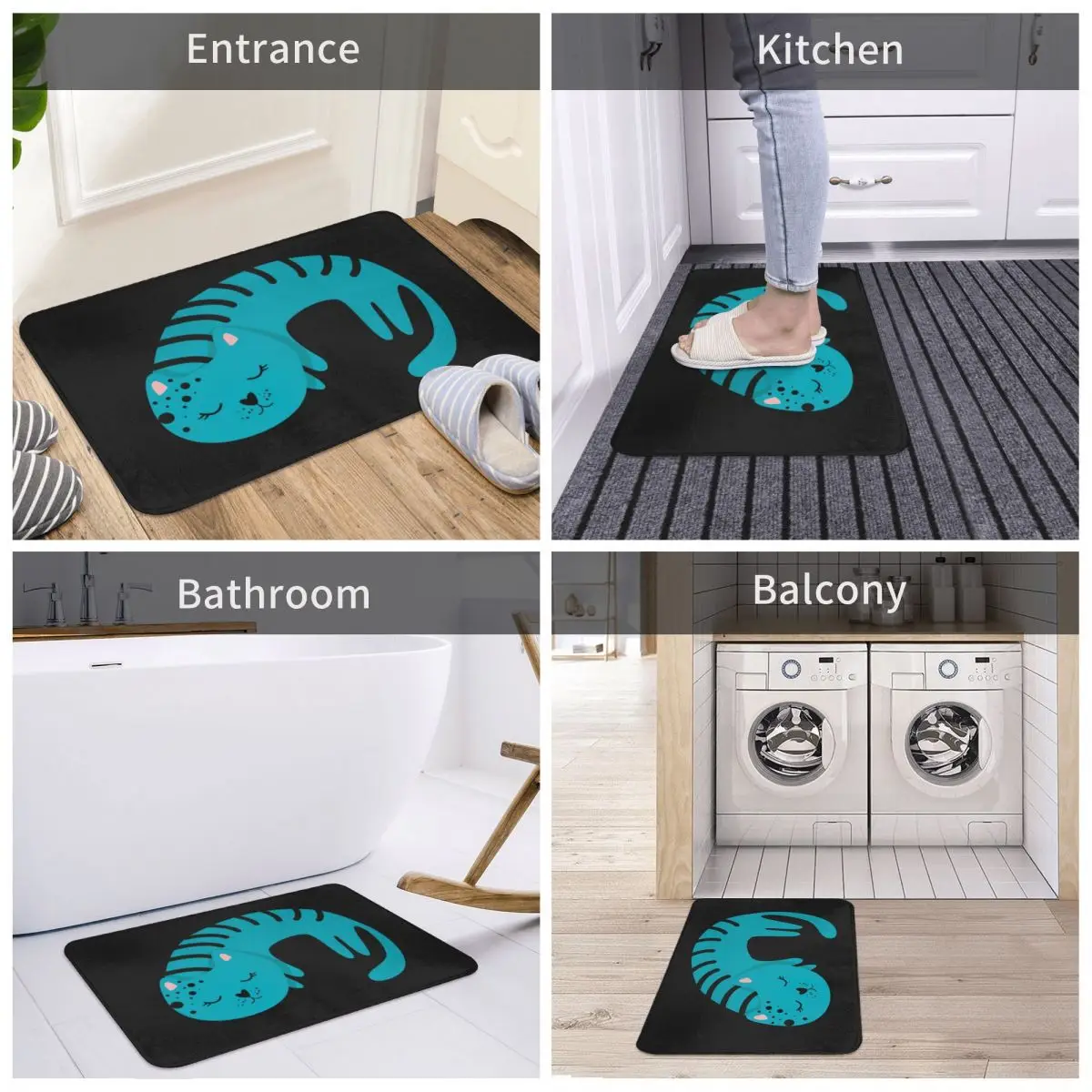 Door Mat Sleeping Blue Cat Decor 3D Rug Carpet Bathmat Anti-slip Entrance Living Room Home Kitchen Washable Bathroom Porch
Door Mat Sleeping Blue Cat Decor 3D Rug Carpet Bathmat Anti-slip Entrance Living Room Home Kitchen Washable Bathroom Porch