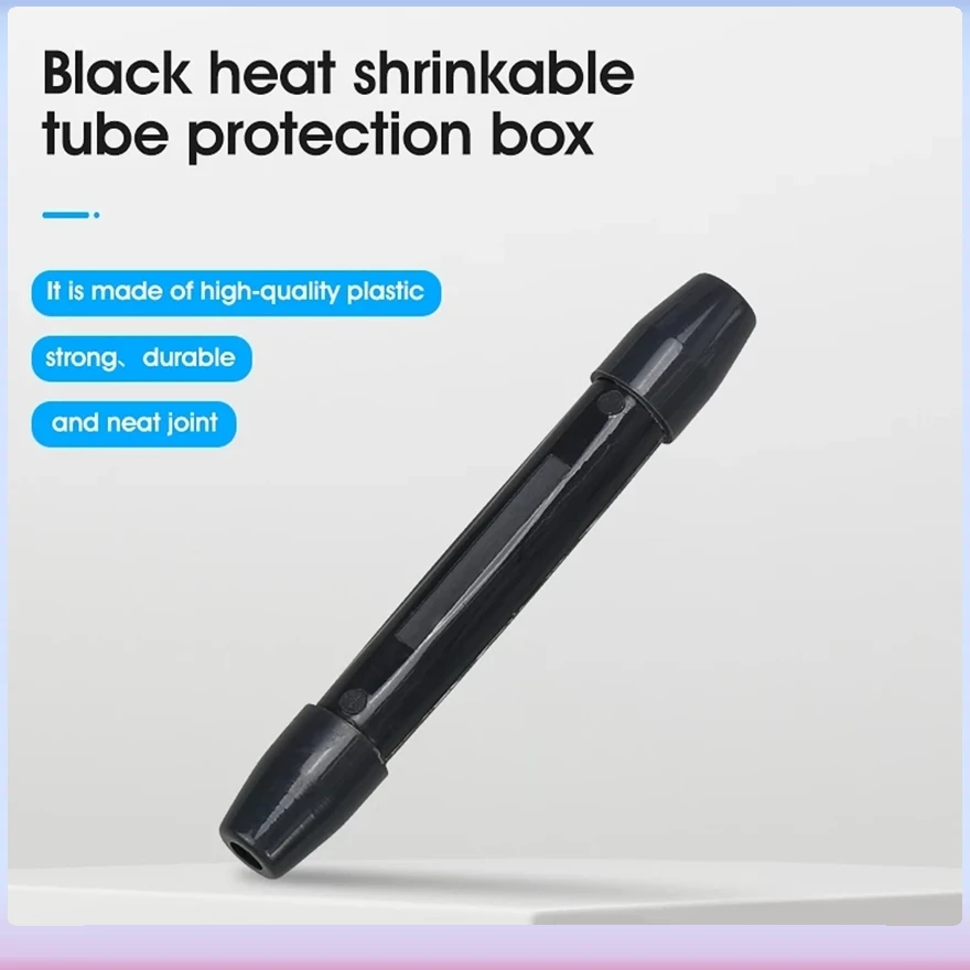 

150pcs Drop Cable Protection Box Small Round Tube Heat Shrink Tubing to Protect Fiber Splice Tray Optical Fiber Protection Box