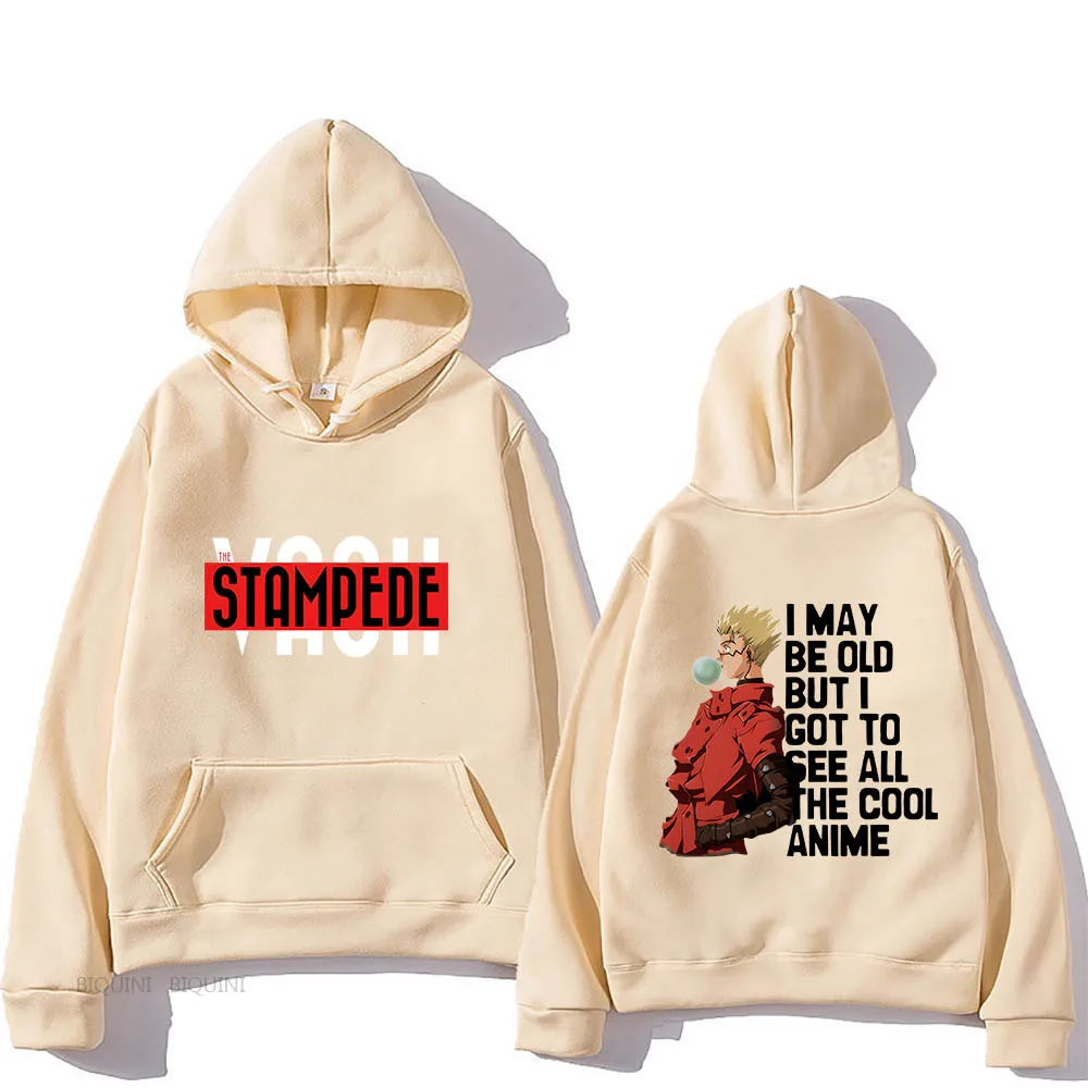 Trigun Vash The Stampede Anime Hoodies Cartoon Sweatshirts Cute Manga/Comic Clothes for Men/women Aesthetic Streetwear Soft Top
Trigun Vash The Stampede Anime Hoodies Cartoon Sweatshirts Cute Manga/Comic Clothes for Men/women Aesthetic Streetwear Soft Top