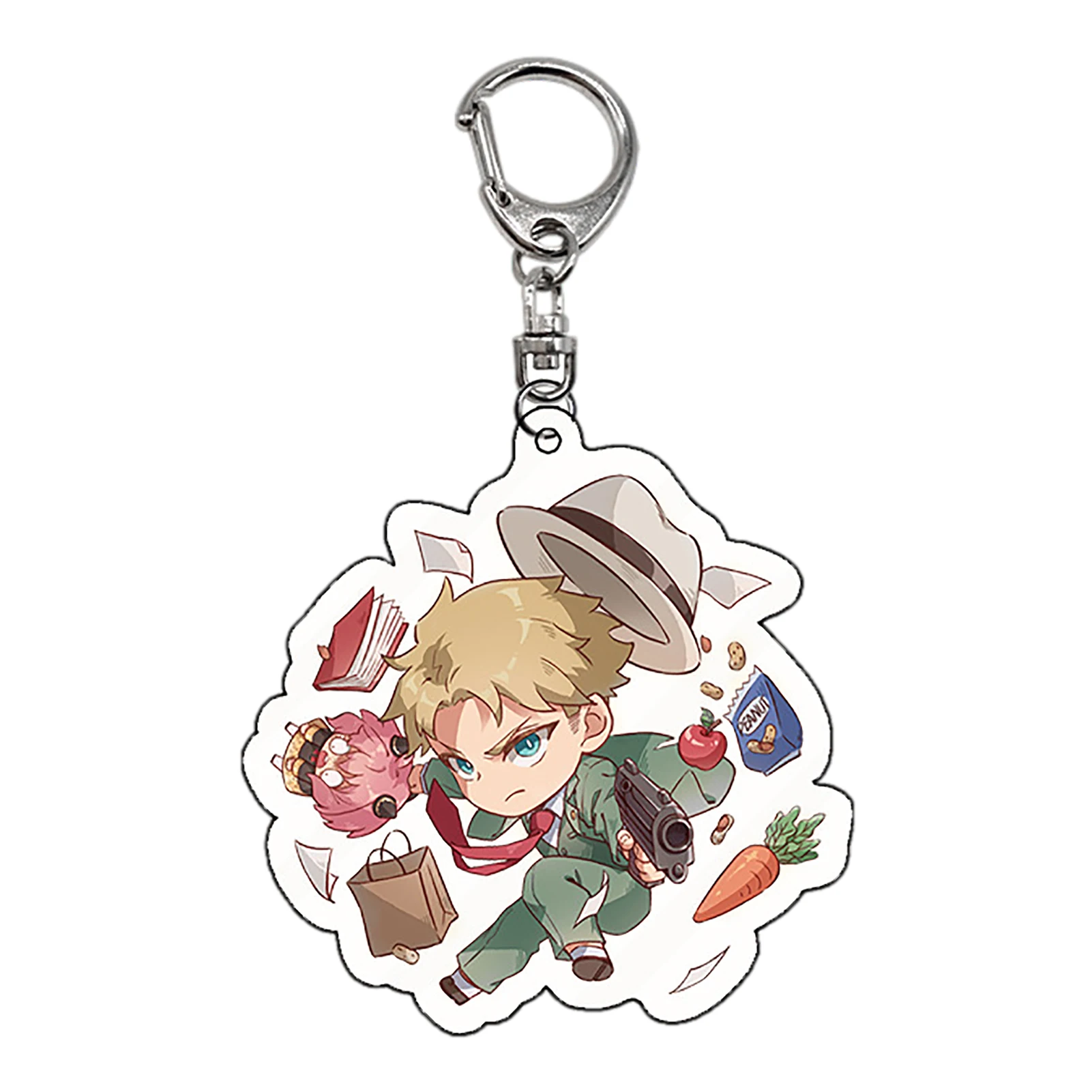 Anime Figure Key Chain Acrylic Cartoon Loid Forger Anya Forger Yor Forger Keychains Stainless Steel Keyring Jewelry Gifts Props
Anime Figure Key Chain Acrylic Cartoon Loid Forger Anya Forger Yor Forger Keychains Stainless Steel Keyring Jewelry Gifts Props