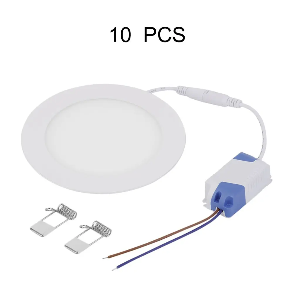 

300MM LED Ceiling Recessed Light Household LED Flat Lamp 10 PCS 85-265V 24W Downlight 3000K 5000K 6500K Home Lamp