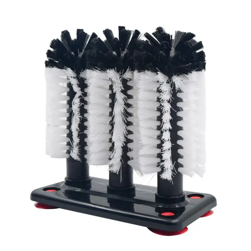 Triple Brush Glass Washer Prevent Breaking Wine Glasses Brush Cleaner For Bar Household
Triple Brush Glass Washer Prevent Breaking Wine Glasses Brush Cleaner For Bar Household