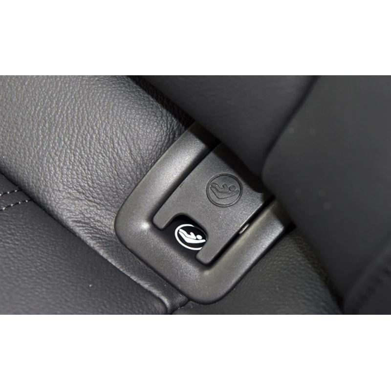 Заднего сиденья ISOFIX чехол со слотом для Audi A4/A6 2009-2018 ABS + PC заднее сиденье слот