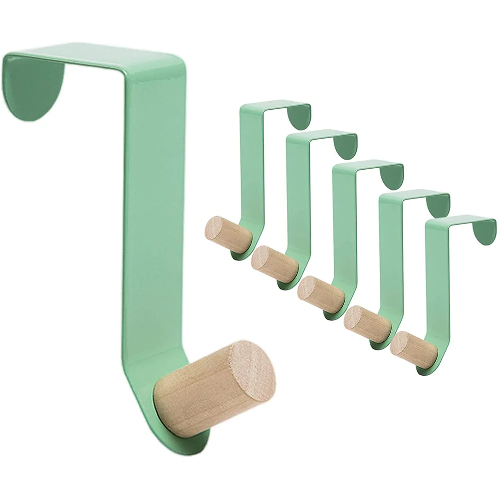 Over Door Hooks 6-Pack Door Towel Hangers for Hangers Sturdy Metal Hooks for Hanging Coats Bags Keys(Green)
Over Door Hooks 6-Pack Door Towel Hangers for Hangers Sturdy Metal Hooks for Hanging Coats Bags Keys(Green)