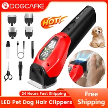 DOGCARE PC01 Dog Clipper Hair Trimmer Grooming Cutting Machine LED Display With Light Pet Dog Grooming Equipment Hair Clipper