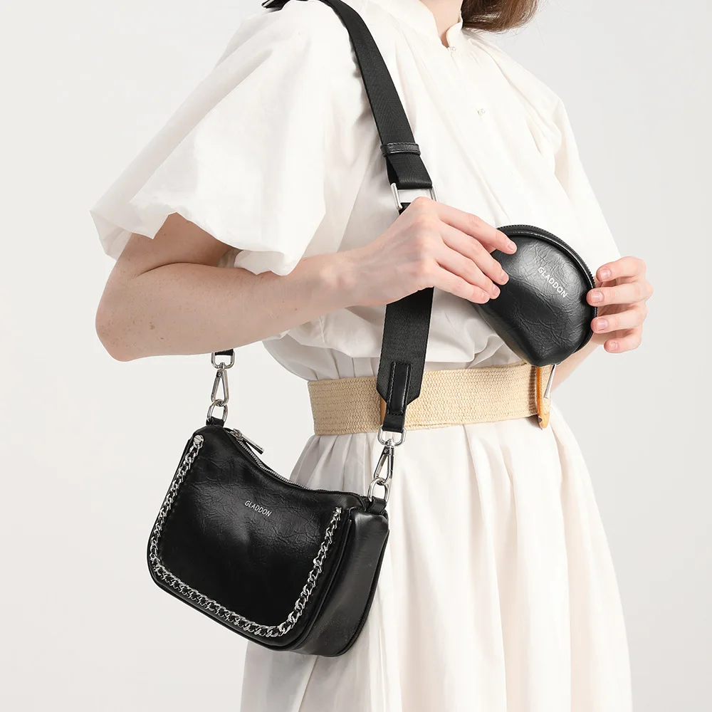Fashion Designer Women Armpit Pu Leather Fashion Women Shoulder Bag Luxury Metal Decoration Quality Women Daily Handbag
Fashion Designer Women Armpit Pu Leather Fashion Women Shoulder Bag Luxury Metal Decoration Quality Women Daily Handbag