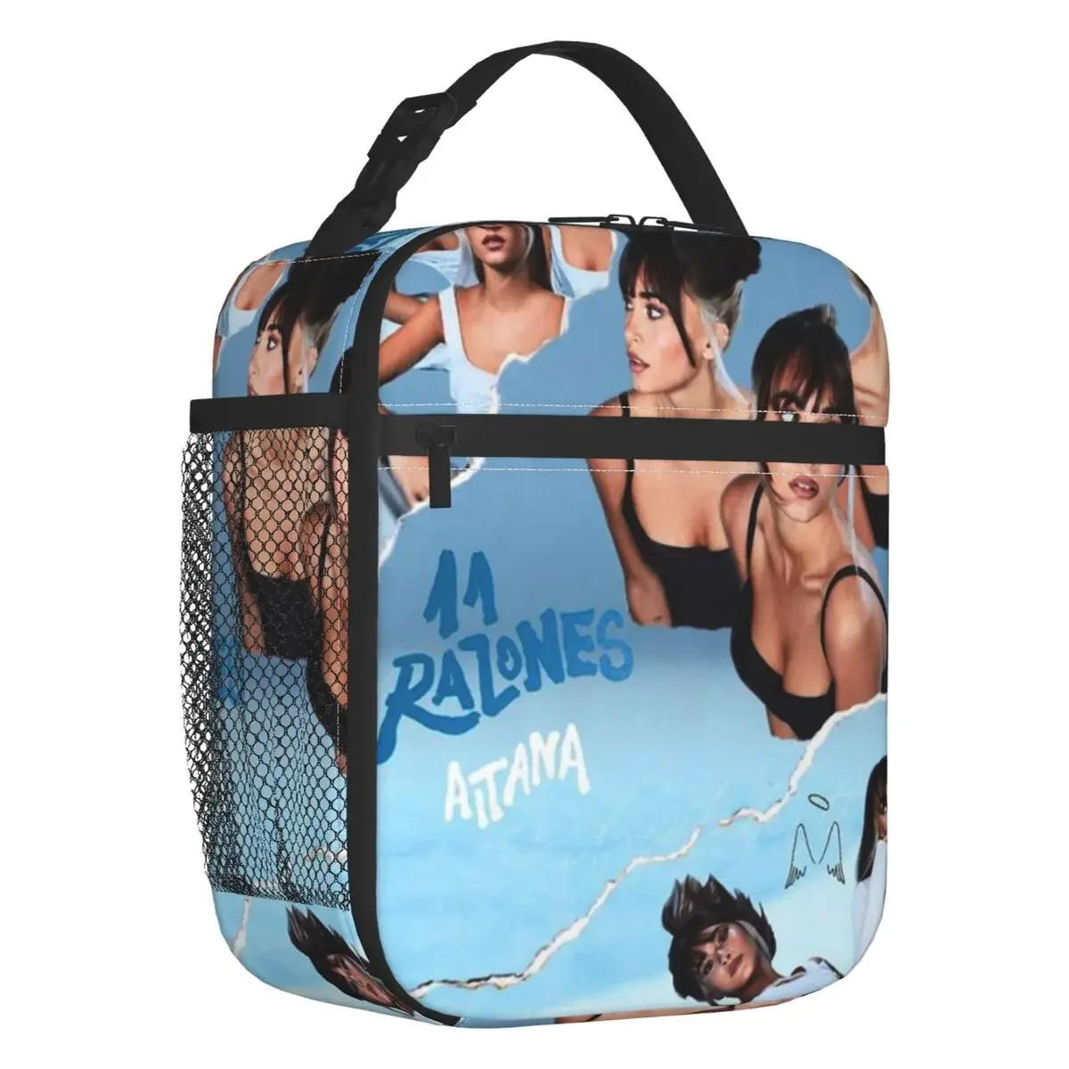 Aitana Albums Blue Thermal Insulated Lunch Bag Women Song Spanish Singer Resuable Lunch Tote for Outdoor Picnic Storage Food Box
Aitana Albums Blue Thermal Insulated Lunch Bag Women Song Spanish Singer Resuable Lunch Tote for Outdoor Picnic Storage Food Box
