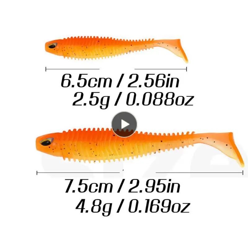 High Simulation Fish Shape Design Fishing Bait High Efficiency Temptation Soft Bait Set Not Easy To Break Biting Resistance
High Simulation Fish Shape Design Fishing Bait High Efficiency Temptation Soft Bait Set Not Easy To Break Biting Resistance