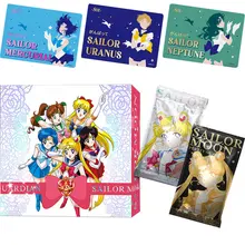 Genuine New Sailor Moon 30th Eternal Crystal Collection Card Box Anime Beauty Girl swimsuit SSP Summer Dream Quicksand Cards Toy