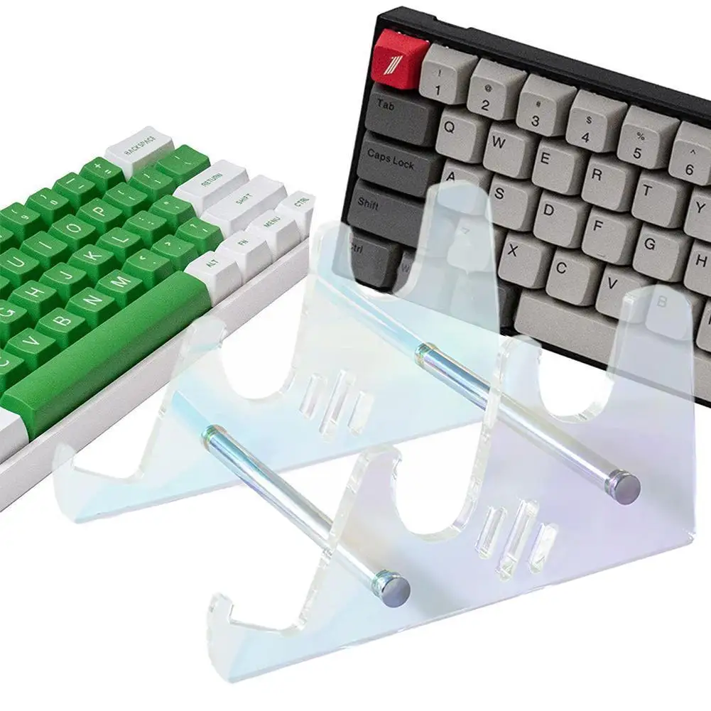 Colorful Acrylic Keyboard Holder Transparent Desktop Stand For Mechanical Keyboard Rack Display Rack Storage K7G7
Colorful Acrylic Keyboard Holder Transparent Desktop Stand For Mechanical Keyboard Rack Display Rack Storage K7G7