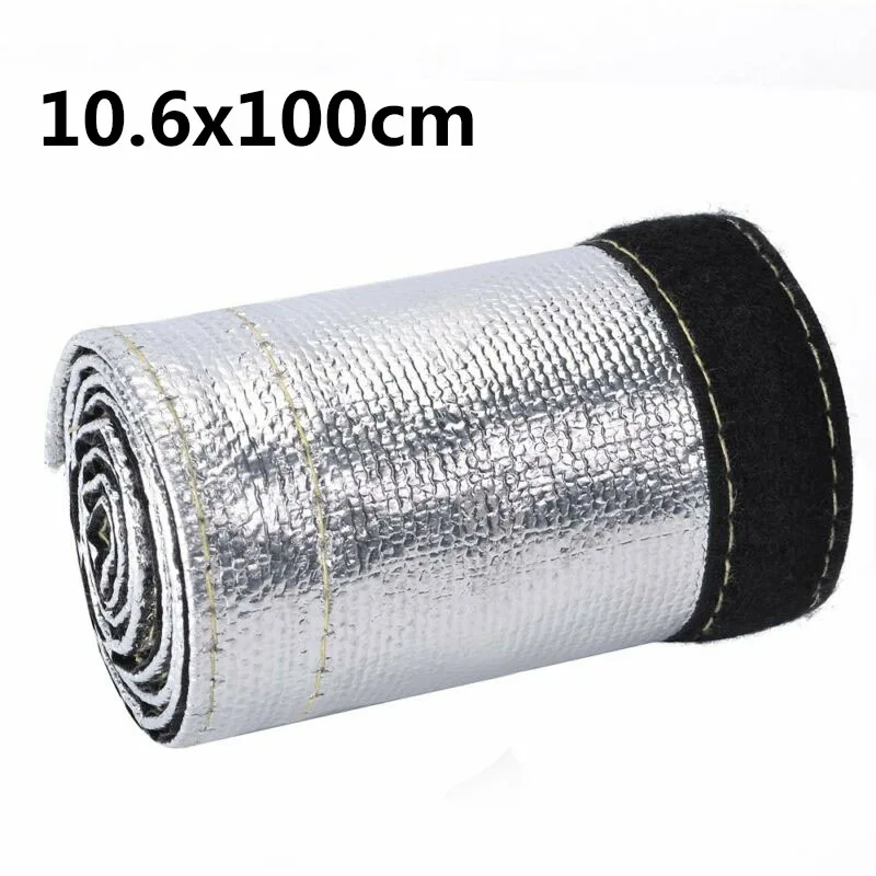 Metallic Heat Shield Sleeve Insulated Wire Hose Cover Wrap Loom Tube 100x10.6CM Be Used To Weave Steel Wire Tubing Plastic Pipe
Metallic Heat Shield Sleeve Insulated Wire Hose Cover Wrap Loom Tube 100x10.6CM Be Used To Weave Steel Wire Tubing Plastic Pipe