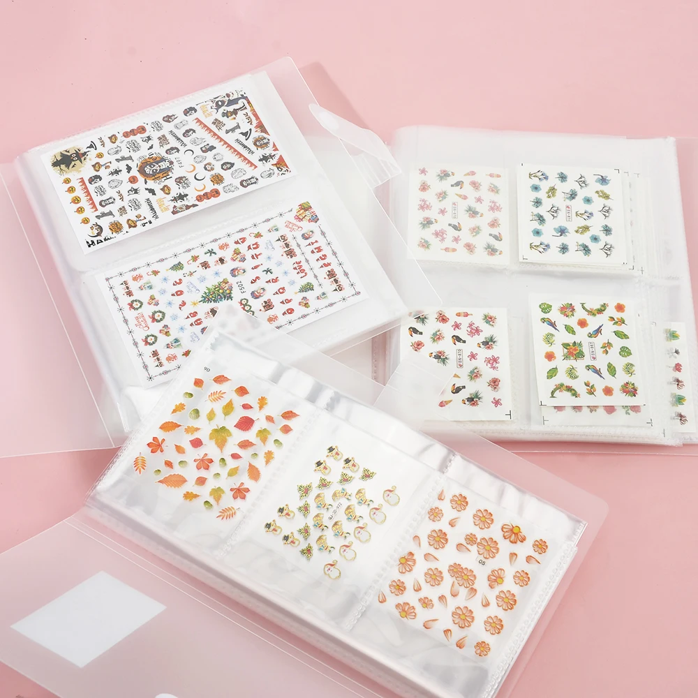 Nail Art Sticker Storage Book 80/84/160 Card Slot Large Capacity Sticker Collection Book Card Package Button Type Photo Album
Nail Art Sticker Storage Book 80/84/160 Card Slot Large Capacity Sticker Collection Book Card Package Button Type Photo Album