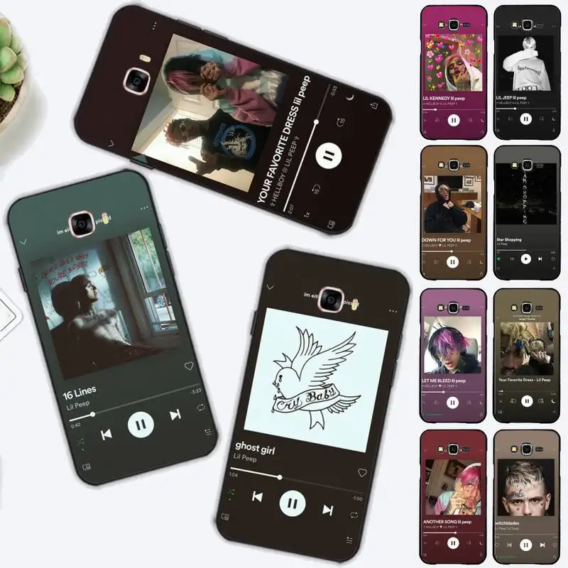 

Lil Peep Hellboy Love album Phone Case for Samsung J 2 3 4 5 6 7 8 prime plus 2018 2017 2016 core