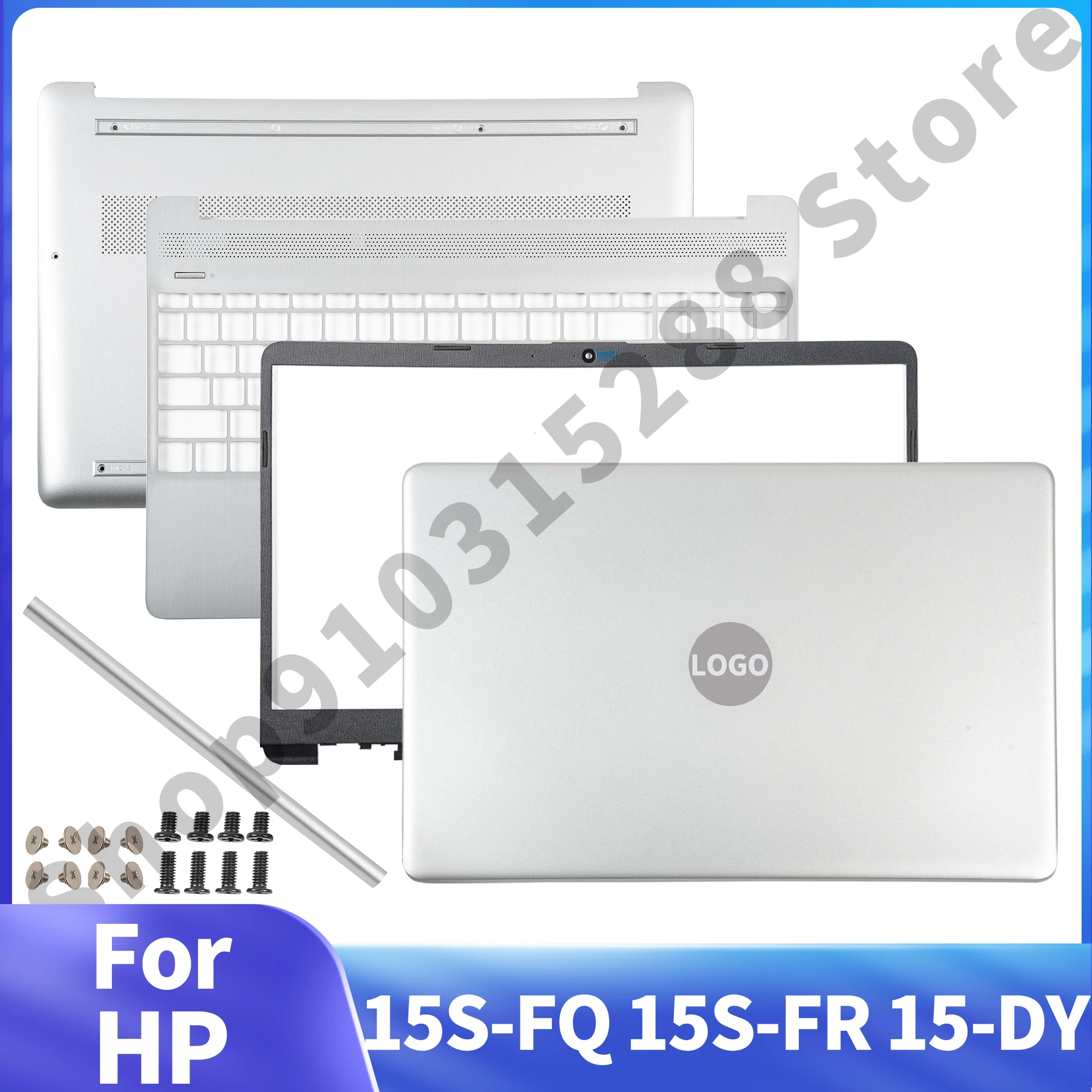 Новинка, чехол для Hp 15S-FQ/15S-FR/15-DY, серебристые задние крышки для ЖК-дисплея, передняя панель, упор для ноутбука, петли, нижняя деталь
Новинка, чехол для Hp 15S-FQ/15S-FR/15-DY, серебристые задние крышки для ЖК-дисплея, передняя панель, упор для ноутбука, петли, нижняя деталь