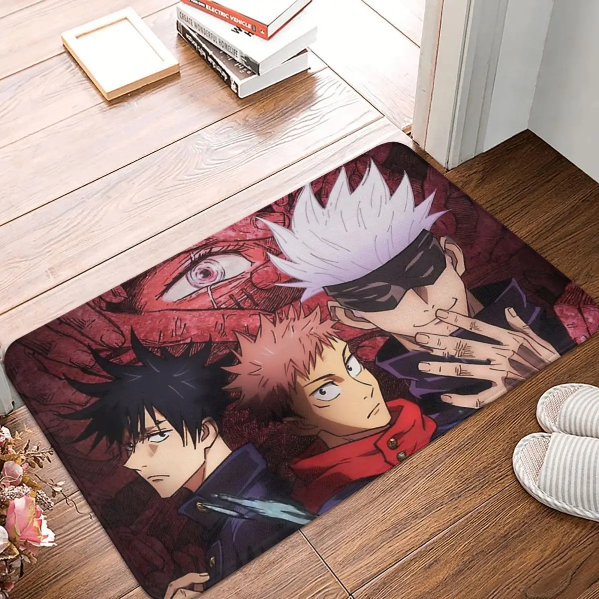 Jujutsu Kaisen Non-slip Doormat Bath Mat JUJUS Hallway Carpet Entrance Door Rug Indoor Decor 
Jujutsu Kaisen Non-slip Doormat Bath Mat JUJUS Hallway Carpet Entrance Door Rug Indoor Decor