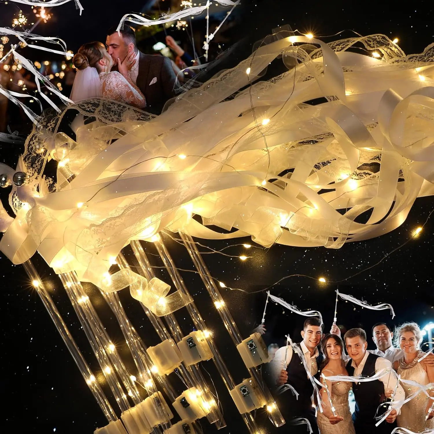 12-60 шт. светящиеся свадебные бенгальские огни, светодиодные свадебные палочки, растяжки, шелковые сказочные палочки с колокольчиками для свадьбы, дня рождения, вечеринки
12-60 шт. светящиеся свадебные бенгальские огни, светодиодные свадебные палочки, растяжки, шелковые сказочные палочки с колокольчиками для свадьбы, дня рождения, вечеринки