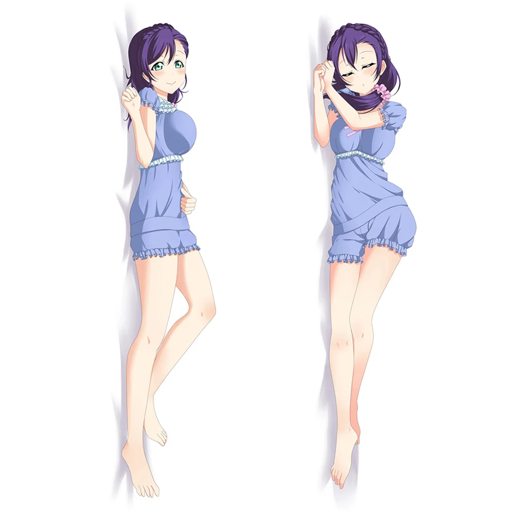 

Наволочка Lovelive из японского аниме Tojo Nozomi, облегающая наволочка с принтом Peachskin Dakimakura, пижама Charater