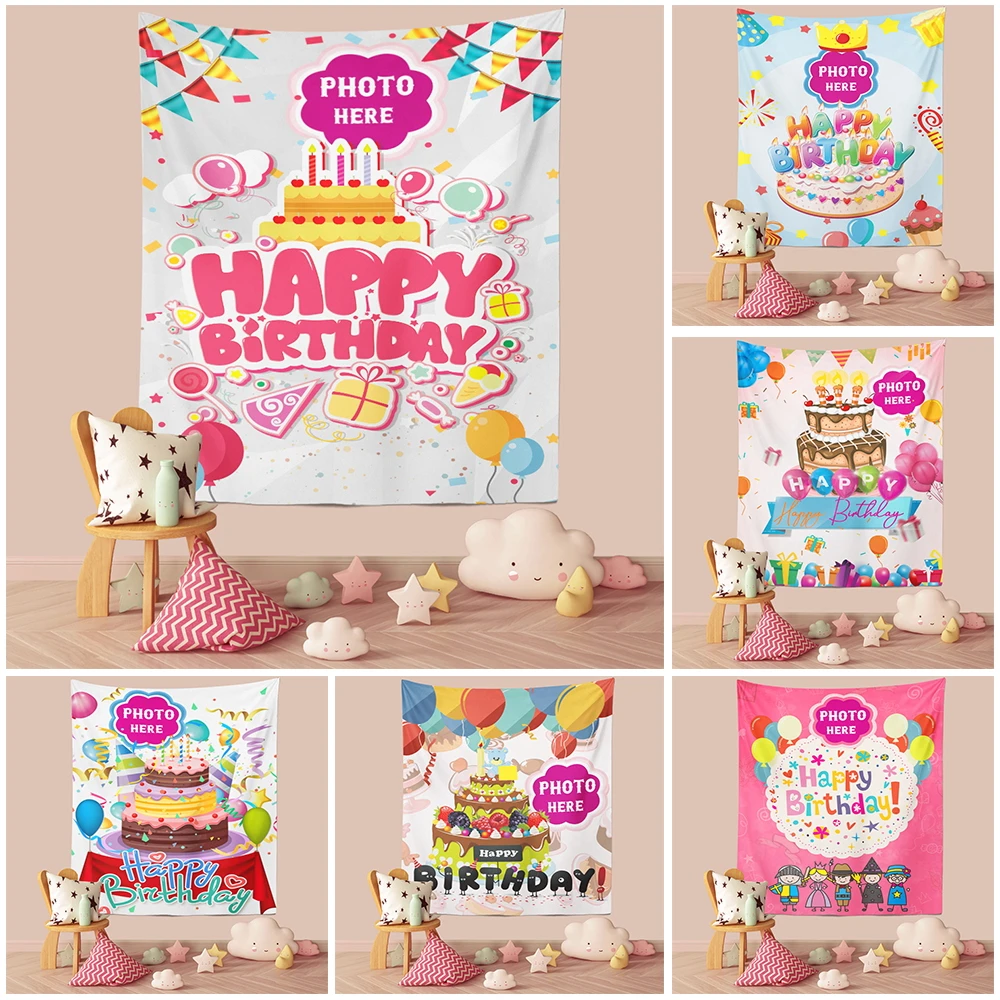 Custom Tapestry Wall Hanging Birthday Party Backdrops Decoration Diy Design Child Photo Background Tapisserie Kawaii Room Decor
Custom Tapestry Wall Hanging Birthday Party Backdrops Decoration Diy Design Child Photo Background Tapisserie Kawaii Room Decor