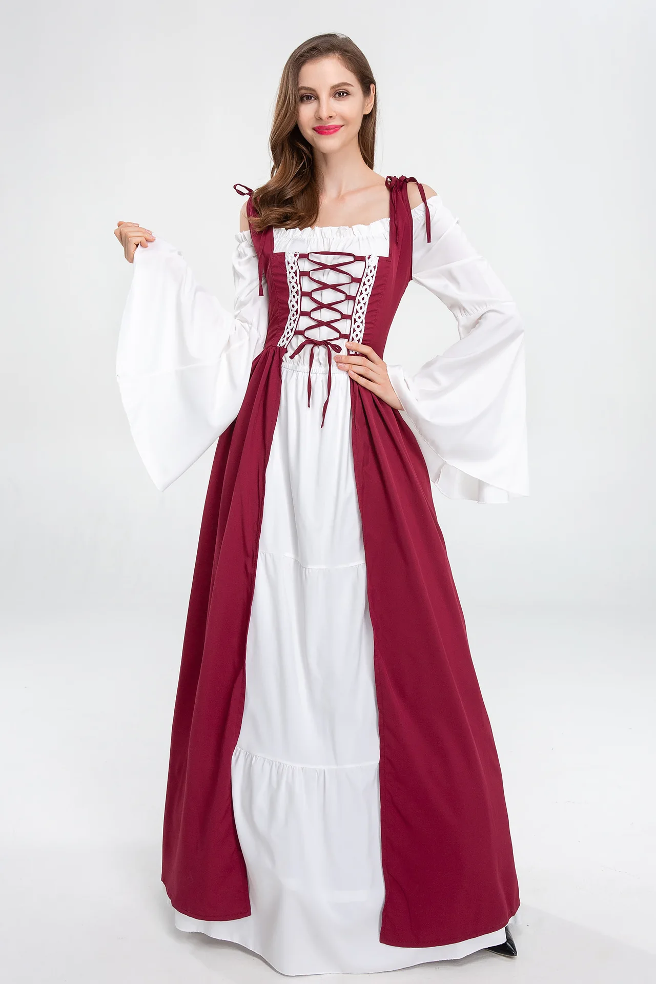 Medieval Punk Dress Cosplay Women Palace Party Costumes Princess Female Victorian Vestido Robe Halloween Carnival Costumes Dress
Medieval Punk Dress Cosplay Women Palace Party Costumes Princess Female Victorian Vestido Robe Halloween Carnival Costumes Dress