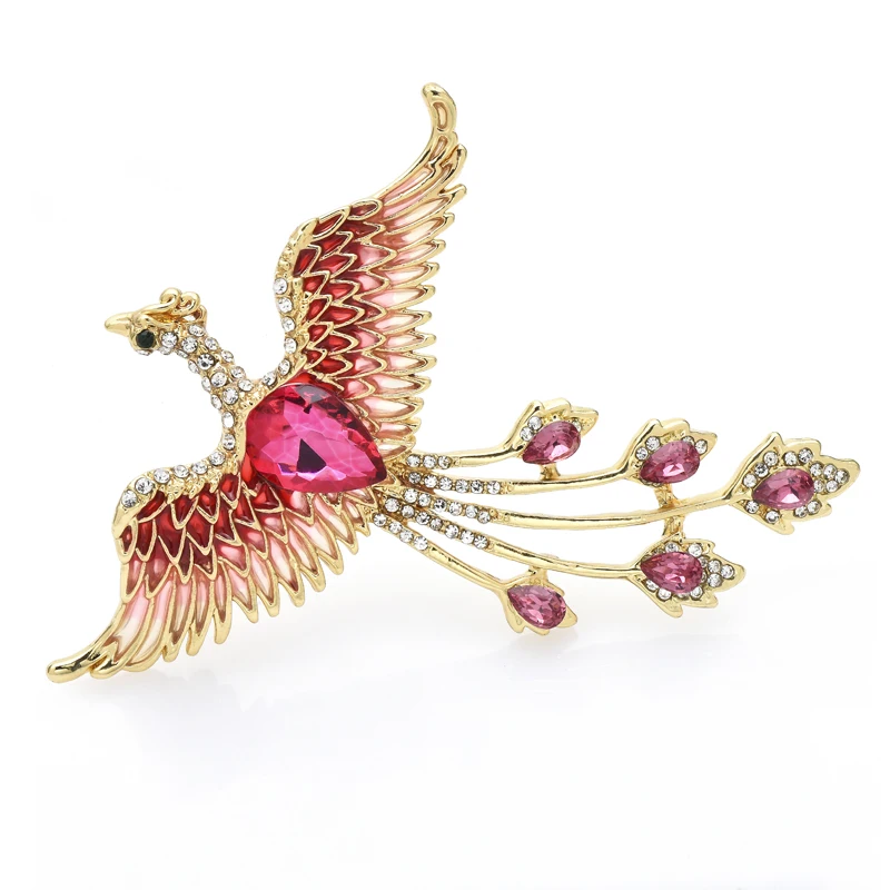 Wuli&baby Flying Phoenix Brooches For Women Unisex 2-color Enamel Bird Party Office Brooch Pin Gifts
Wuli&baby Flying Phoenix Brooches For Women Unisex 2-color Enamel Bird Party Office Brooch Pin Gifts