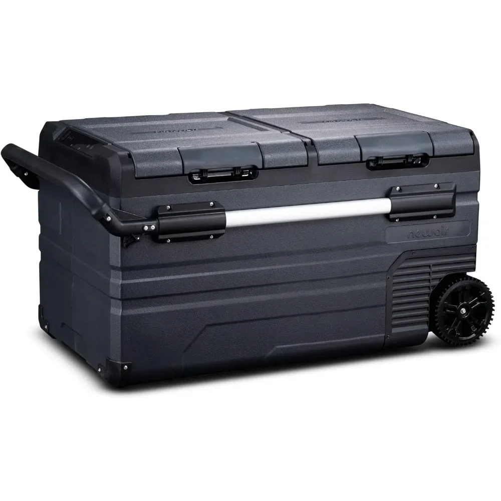 Electric Car Camping Cooler with 4 Battery Protection Modes, Dual Zone Fridge and Freezer Storage, Retractable Handle
Electric Car Camping Cooler with 4 Battery Protection Modes, Dual Zone Fridge and Freezer Storage, Retractable Handle