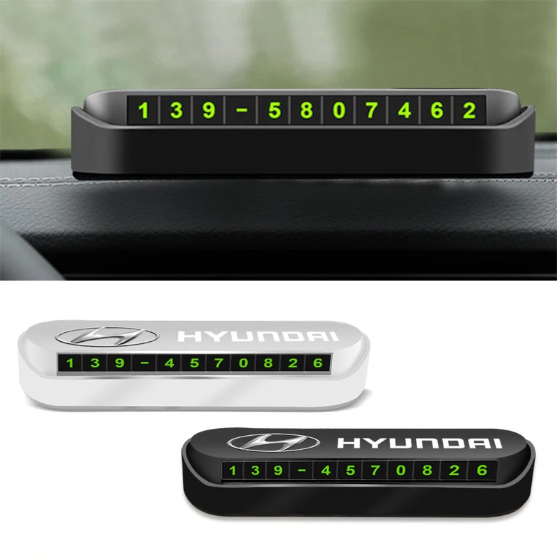 Car Temporary Parking Card Phone Number Card Plate for Hyundai I30 Tucson IX35 Accent Santa Fe Sonata Solaris Azera Creta Ix25
Car Temporary Parking Card Phone Number Card Plate for Hyundai I30 Tucson IX35 Accent Santa Fe Sonata Solaris Azera Creta Ix25