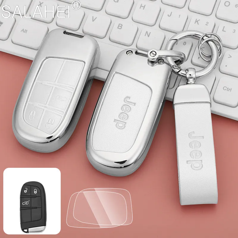 Zinc Alloy&Leather Car Key Case Cover Holder Shell Protector Bag For Jeep Grand Cherokee Renegade 2014 2015 Keychain Accessories
Zinc Alloy&Leather Car Key Case Cover Holder Shell Protector Bag For Jeep Grand Cherokee Renegade 2014 2015 Keychain Accessories