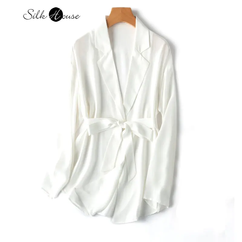 2023 Women's Fashion Spring/Summer New Solid 100% Natural Silk Polo Long Sleeve Suit Office Commuter Shirt
2023 Women's Fashion Spring/Summer New Solid 100% Natural Silk Polo Long Sleeve Suit Office Commuter Shirt