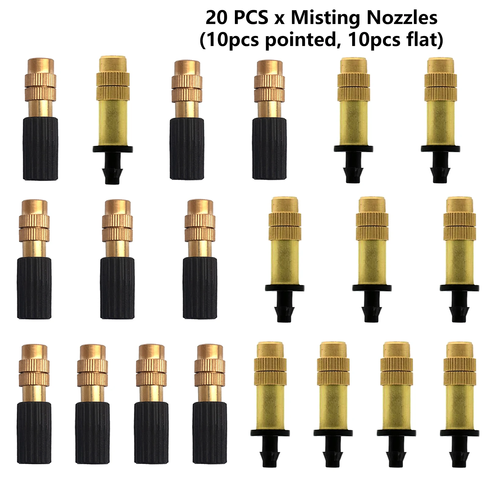 20pcs Lawn Garden Agriculture Drip Irrigation Replacement Misting Nozzle Detachable Adjustable Sprayer Greenhouse Hydroponic
20pcs Lawn Garden Agriculture Drip Irrigation Replacement Misting Nozzle Detachable Adjustable Sprayer Greenhouse Hydroponic