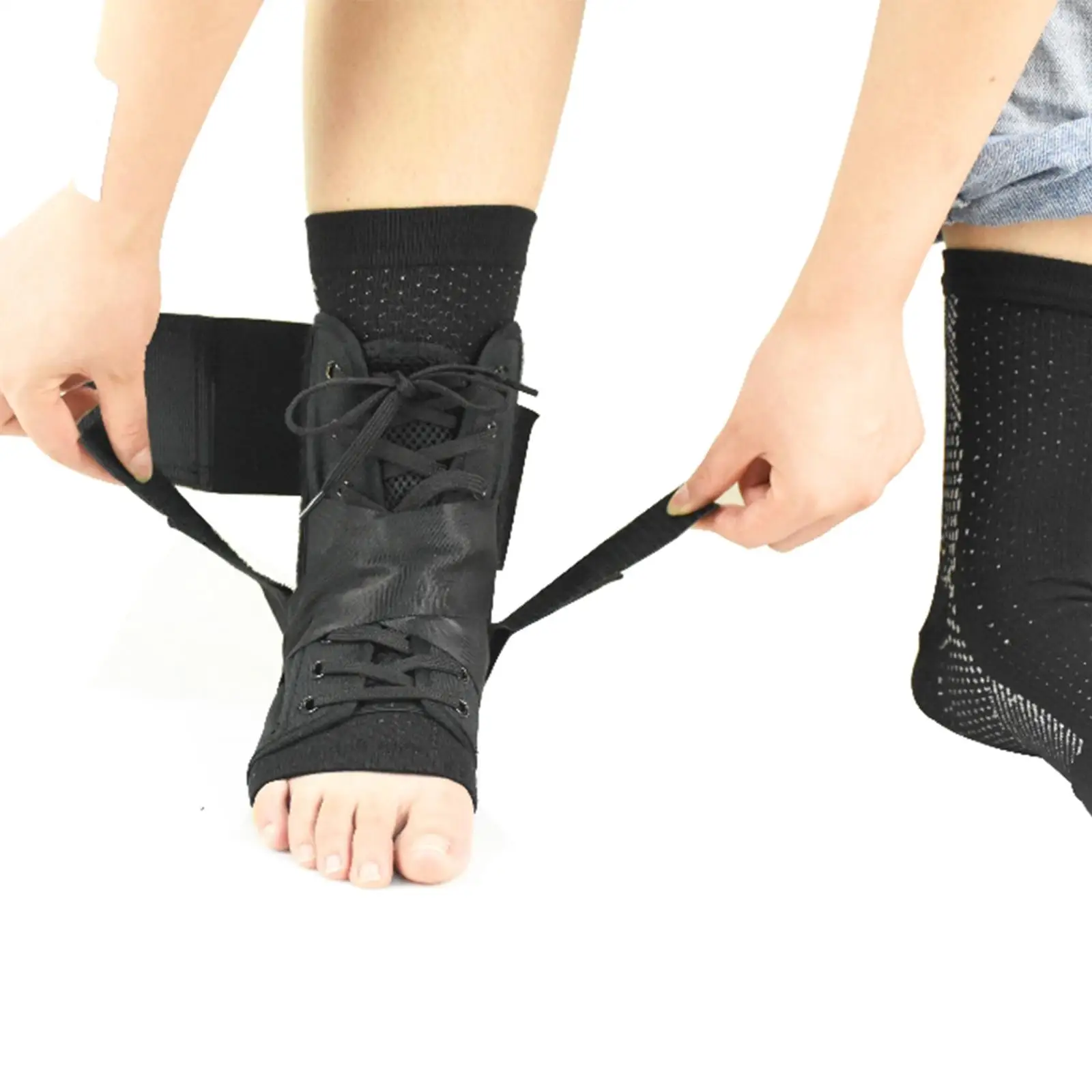 Ankle Brace Suppor Compression Socks Fasciitis Foot Heel Protector Foot Wrap for Running Skateboarding Riding Cycling Basketball 
Ankle Brace Suppor Compression Socks Fasciitis Foot Heel Protector Foot Wrap for Running Skateboarding Riding Cycling Basketball
