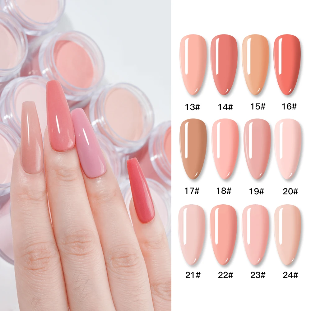 HNDO 48 Colors Nude Pink Clear Dipping Acrylic Powder Nail Art Glitter Extension Carving Manicure DIY Design Dip Pigment Dust
HNDO 48 Colors Nude Pink Clear Dipping Acrylic Powder Nail Art Glitter Extension Carving Manicure DIY Design Dip Pigment Dust