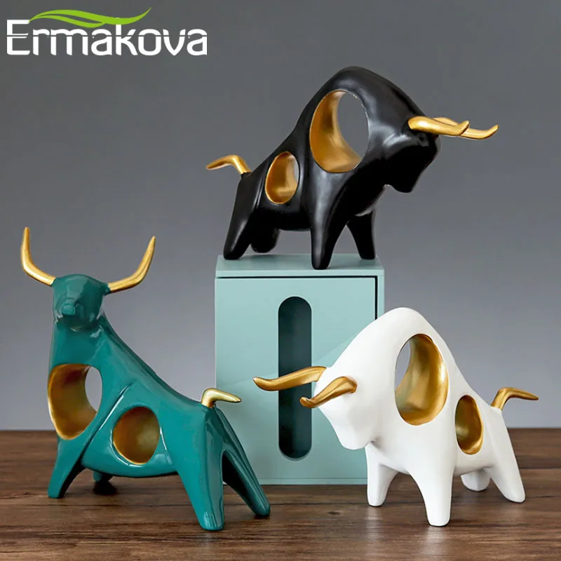 ERMAKOVA Cattle Animal Ox Statue Home Decor Living Room Bull Sculpture TV Cabinet Ornament Crafts Abstract Figurine Home Decor
ERMAKOVA Cattle Animal Ox Statue Home Decor Living Room Bull Sculpture TV Cabinet Ornament Crafts Abstract Figurine Home Decor