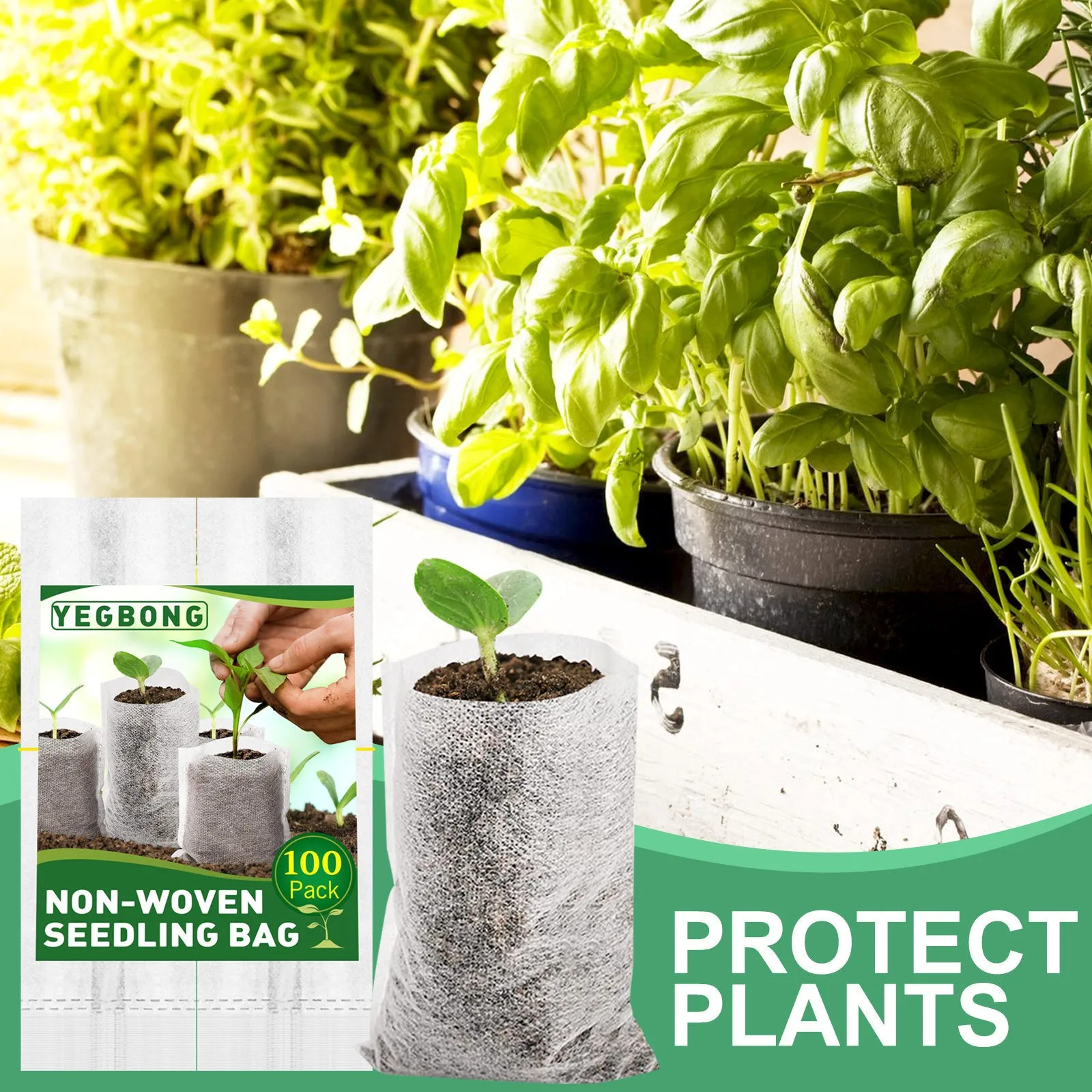 100pcs 18x6cm Biodegradable Non-woven Seedling Pots Eco-friendly Planting Bags Nursery Bag Plant Grow Bags For Garden 2022
100pcs 18x6cm Biodegradable Non-woven Seedling Pots Eco-friendly Planting Bags Nursery Bag Plant Grow Bags For Garden 2022