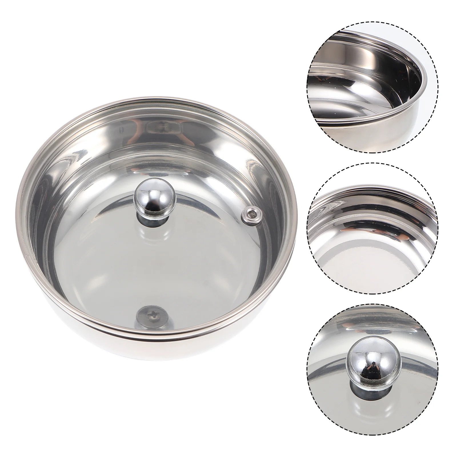 Stew Pot Steamed Egg Bowl Non Stock Pot Steaming Egg Soup Bowl with Glass Lid Kitchen Cookware
Stew Pot Steamed Egg Bowl Non Stock Pot Steaming Egg Soup Bowl with Glass Lid Kitchen Cookware