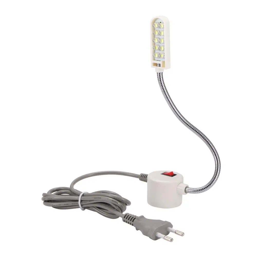 Sewing Machine Light 10 LED Super Bright Work Lights with Lodestone Mounting Base Clothing Device Lamp Lathes Workbenches
Sewing Machine Light 10 LED Super Bright Work Lights with Lodestone Mounting Base Clothing Device Lamp Lathes Workbenches