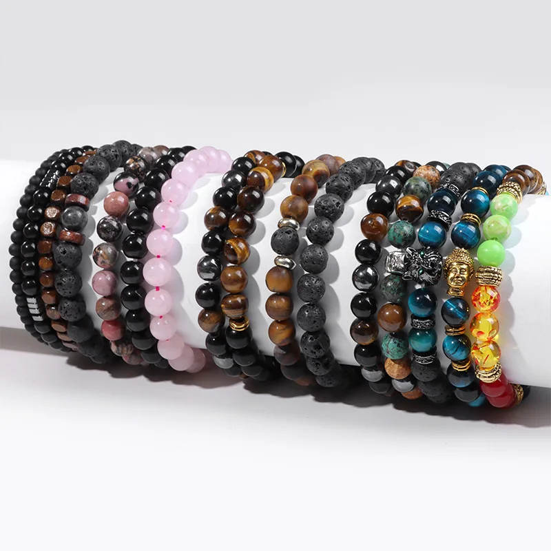 Natural Stone Bracelet Set Hematite Tiger Eye 7 Chakras Beads Bracelets For Men Women Wolf Skull Bracelet Jewelry Dropshipping
Natural Stone Bracelet Set Hematite Tiger Eye 7 Chakras Beads Bracelets For Men Women Wolf Skull Bracelet Jewelry Dropshipping