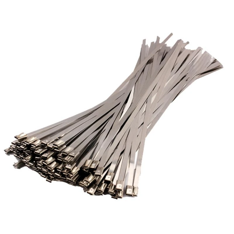100PCS 4.6X300mm Stainless Steel Exhaust Wrap Coated Locking Metal Cable Zip Ties Self-Locking Stainless Steel Cable Tie
100PCS 4.6X300mm Stainless Steel Exhaust Wrap Coated Locking Metal Cable Zip Ties Self-Locking Stainless Steel Cable Tie