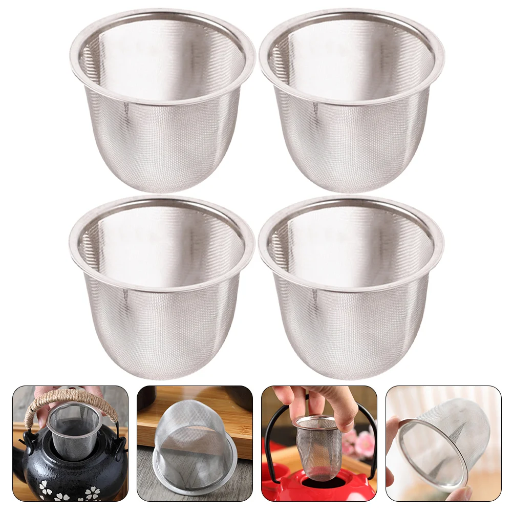 4Pcs Tea Pot Infuser Tea Strainers Stainless Steel Tea Infusers Portable Tea Filters Cup
4Pcs Tea Pot Infuser Tea Strainers Stainless Steel Tea Infusers Portable Tea Filters Cup