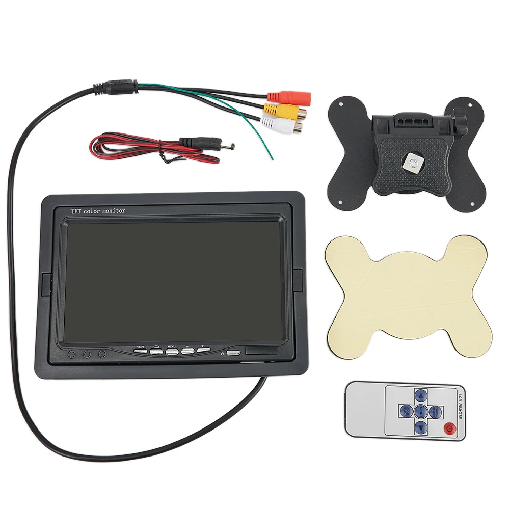 1PC 7 Inch Car Monitor Truck Safety Observed HD Screen Parking Aid Car Monitor 12V/24V Color TFT LCD Car Parking Accessories
1PC 7 Inch Car Monitor Truck Safety Observed HD Screen Parking Aid Car Monitor 12V/24V Color TFT LCD Car Parking Accessories