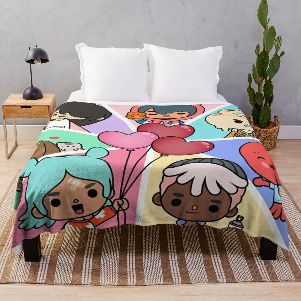 Toca Squad toca boca Blanket Fleece Cartoon Print Children Warm Bed Throw Blanket newborn bayby Adult Blanket
Toca Squad toca boca Blanket Fleece Cartoon Print Children Warm Bed Throw Blanket newborn bayby Adult Blanket