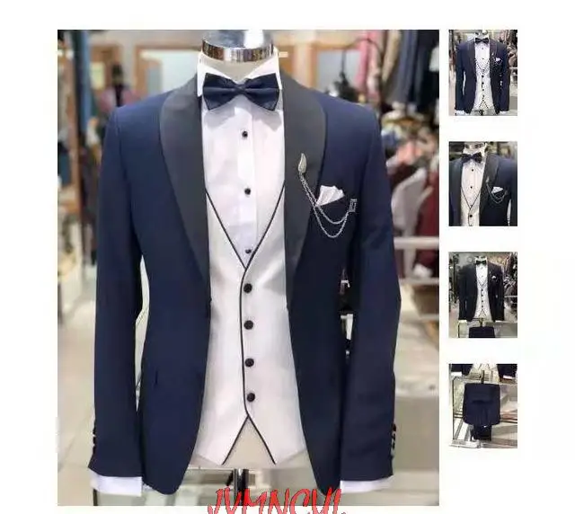 Latest Coat Pant Designs Custom Made Men Suits 3 Pieces Wedding Groomsmen 2022 Tuxedos White Vest Men Wedding Suits With Pants
Latest Coat Pant Designs Custom Made Men Suits 3 Pieces Wedding Groomsmen 2022 Tuxedos White Vest Men Wedding Suits With Pants