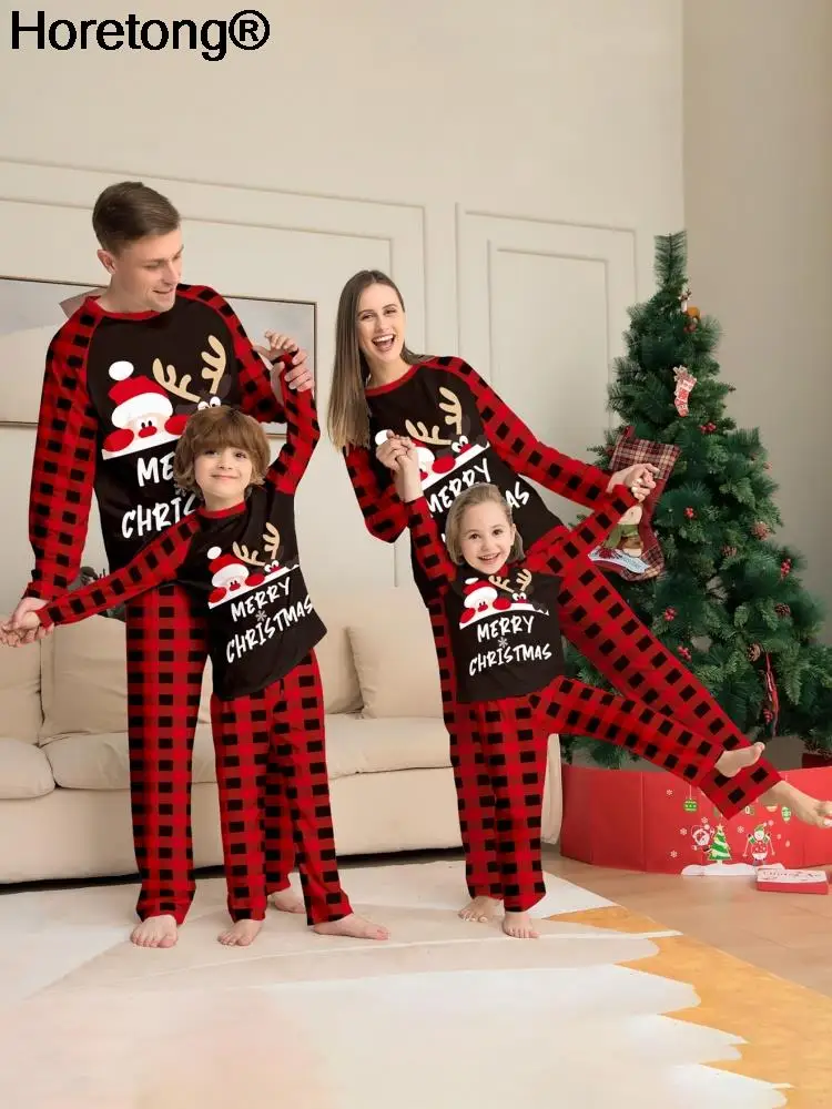 Christmas Mommy And Me Sleepwear Clothes Tops+Pants Striped Family Matching Outfits Santa Claus Father Mother Kids Pajamas Set
Christmas Mommy And Me Sleepwear Clothes Tops+Pants Striped Family Matching Outfits Santa Claus Father Mother Kids Pajamas Set