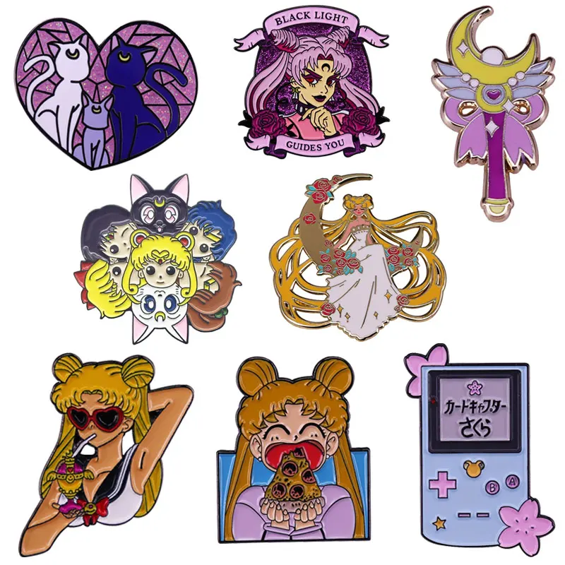 Cute Beautiful Girl Cartoon Anime Badge Creative Magic Comic Enamel Pin Metal Brooch Accessory Backpack Hat Decoration Gift
Cute Beautiful Girl Cartoon Anime Badge Creative Magic Comic Enamel Pin Metal Brooch Accessory Backpack Hat Decoration Gift