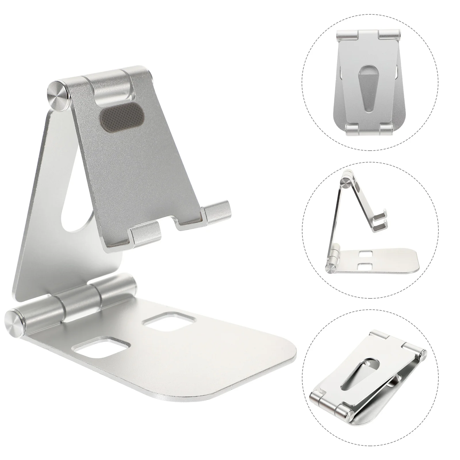 Foldable Cell Stand, Stability Multi- Angle Adjustment Stand Holder with Charging Hole, Aluminum Alloy Non- Silicone Holder (
Foldable Cell Stand, Stability Multi- Angle Adjustment Stand Holder with Charging Hole, Aluminum Alloy Non- Silicone Holder (