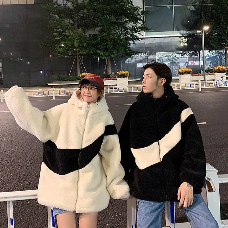 Man and Women Autumn and winter lamb wool coat trendy handsome cotton coat loose lamb woolen coat
Man and Women Autumn and winter lamb wool coat trendy handsome cotton coat loose lamb woolen coat