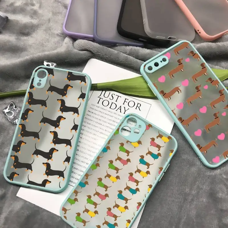 Dachshund Silhouette Dog cute animal Phone Case matte transparent For iphone 7 8 11 12 13 plus mini x xs xr pro max cover
Dachshund Silhouette Dog cute animal Phone Case matte transparent For iphone 7 8 11 12 13 plus mini x xs xr pro max cover